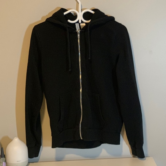 Black H&M zip up sweater. - Picture 1 of 2